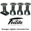 Foilite - M8 Titanium Hydrofoil Hardware Set - 4 Track Nuts And 4 M8 Screws Discounts Apply ! -Wind Rush Shop foilite titanium m8 screw track nut set 1