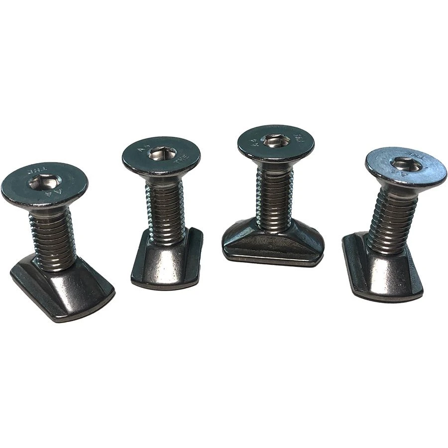 M8 Hydrofoil Stainless Steel Track Nuts(4) And M8 X 25mm Mounting Screws(4) Discounts Apply ! 4 M8 Hydrofoil Stainless Steel Track Nuts(4) And M8 X 25mm Mounting Screws(4) Discounts Apply ! - Image 2