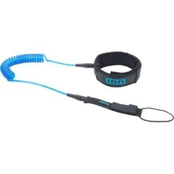 Ion - Wingboard / Wingfoil Coiled Board Leash - Calf / Ankle Discounts Apply ! -Wind Rush Shop ion 2022 wingboard sup coiled calf leash size 2