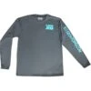 Kiteboarding.com Long Sleeve Water Jersey - Grey ONE LEFT Size XL Discounts Apply ! -Wind Rush Shop kb2018 water jersey grey 1