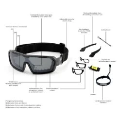 Ocean Chameleon Kiteboarding Water Shades - Matte Black W/Blue Revo Lense Discounts Apply ! -Wind Rush Shop ocean chameleon glasses matte black revo blue lense 3