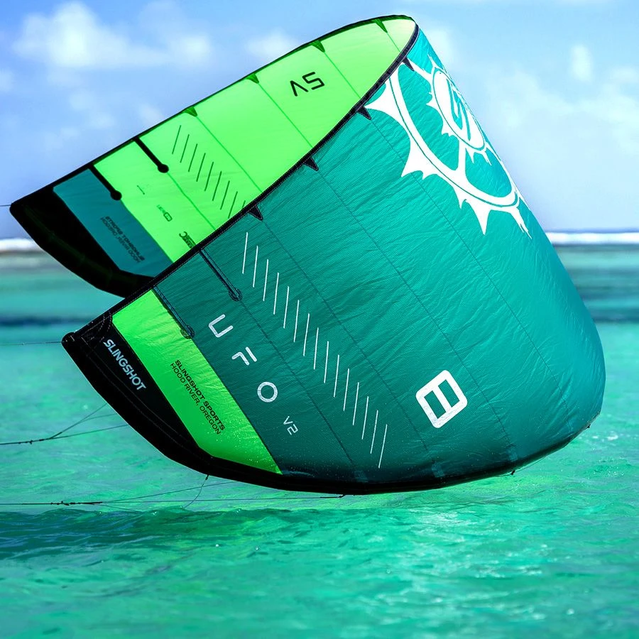 Slingshot UFO V2 Limited Edition Green Zero Strut Foil Kite - 30% Off Discounts Apply ! 7 Slingshot UFO V2 Limited Edition Green Zero Strut Foil Kite - 30% Off Discounts Apply ! - Image 5